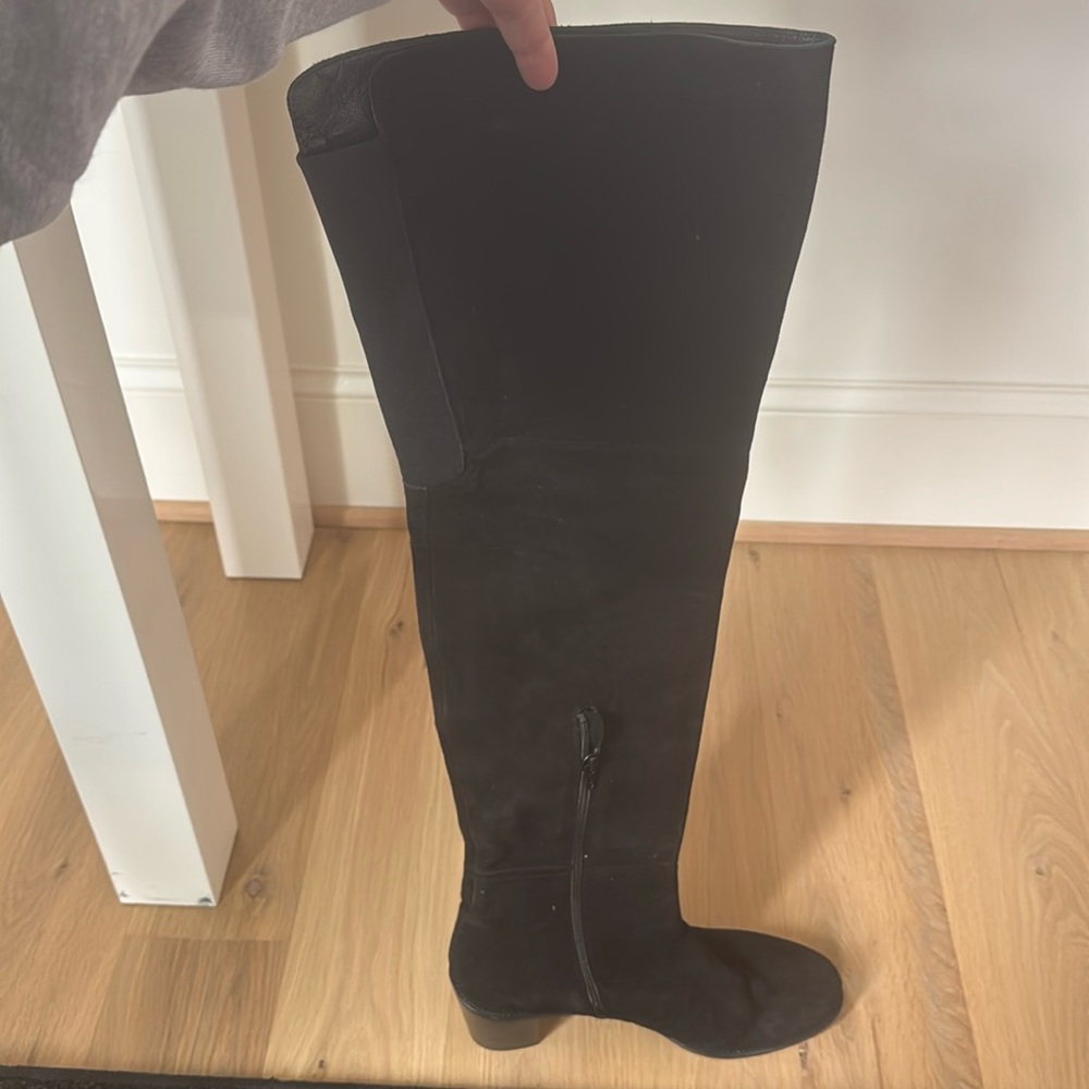 Stewart Weitzman over the knee black boots. Size 11M